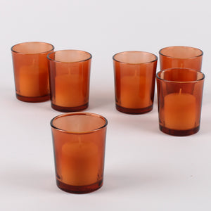 Richland Votive Candles & Eastland Colored Votive Holders Set of 12