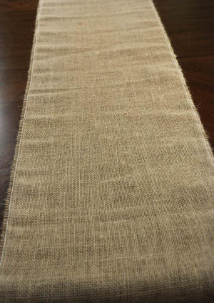 Burlap Table Runner 12.5" Wide 76" long