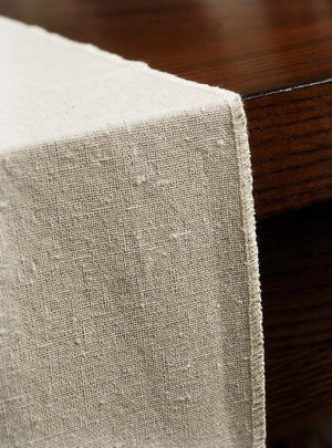 Natural Linen Table Runner 12.5 x 120