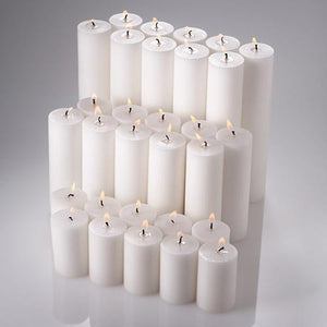 richland pillar candles 2 x3 2 x6 2 x9 set of 30