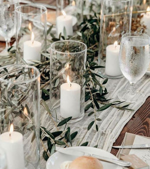 Richland Pillar Candle 2"x3" White Set of 20