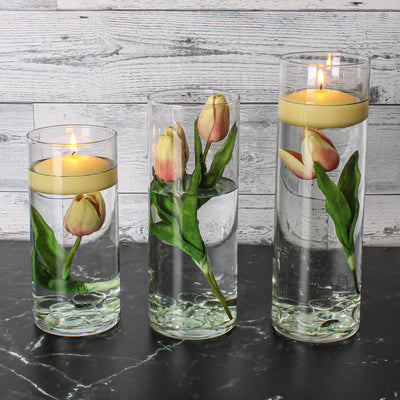 Eastland Cylinder Vases 7.5" , 9" & 10.5" - thumbnail number 3