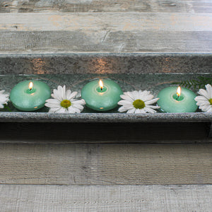 Richland Floating Candles 3" Aqua Green