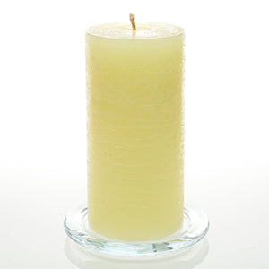 Richland Rustic Pillar Candle 3"x 6" Ivory Set of 6