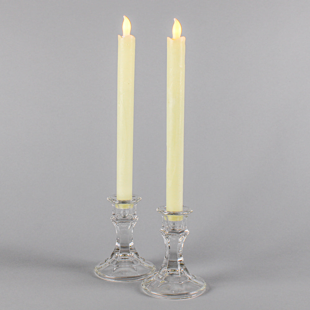Richland Ivory LED Taper Candles 9.75" Set of 12