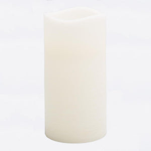richland led big pillar candles ivory 6 set of 3