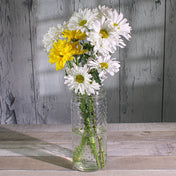 Hobnail Mason Jar Vases 9.25 Inch - thumbnail number 2