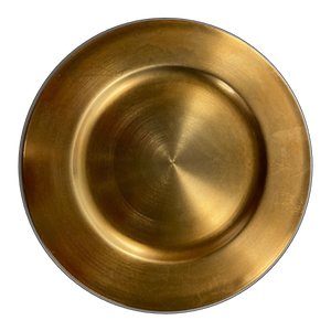 Richland Plain Charger Plate 13" Gold Set of 12