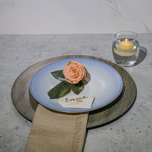 Richland Plain Charger Plate 13" Woodgrain