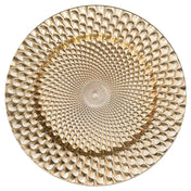 Richland 13" Gold Art Deco Charger Plate - thumbnail number 1