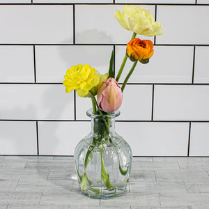 Richland Vintage French Parfum Glass Bottle 5.5"