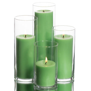 richland pillar candles eastland cylinder holders set of 4