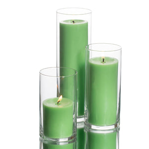pillar candles cylinder holders set 36