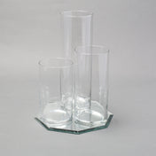 Eastland Octagon Mirror and Cylinder Vase Centerpiece Set of 48 - thumbnail number 2