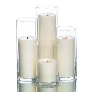 richland pillar candles eastland cylinder holders set of 4