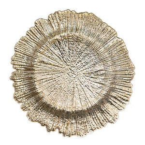 Richland 13" Dripped in Gold Charger Plate