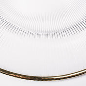 Richland 13" Gold Rim Glass Charger Plate Set of 12 - thumbnail number 2