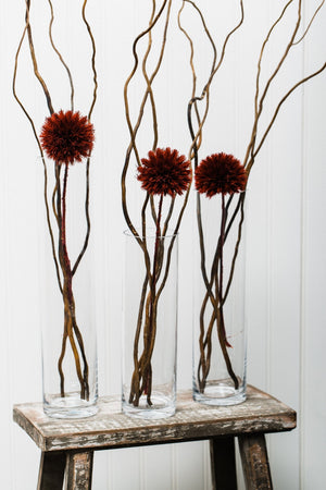 Richland Sloan Cylinder Vase 9.75", 11.75" & 13.75" Set of 3