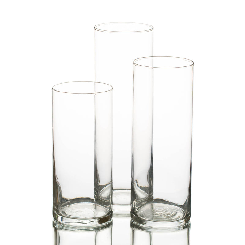 Eastland Cylinder Vases 7.5" , 9" & 10.5" Set of 36 - thumbnail number 1