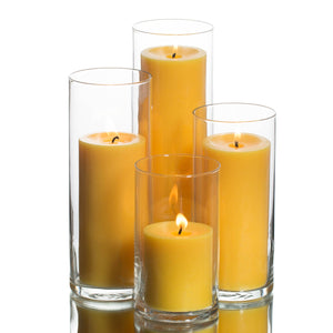 richland pillar candles eastland cylinder holders set of 48