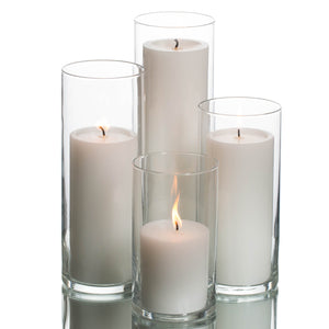 richland pillar candles eastland cylinder holders set of 48