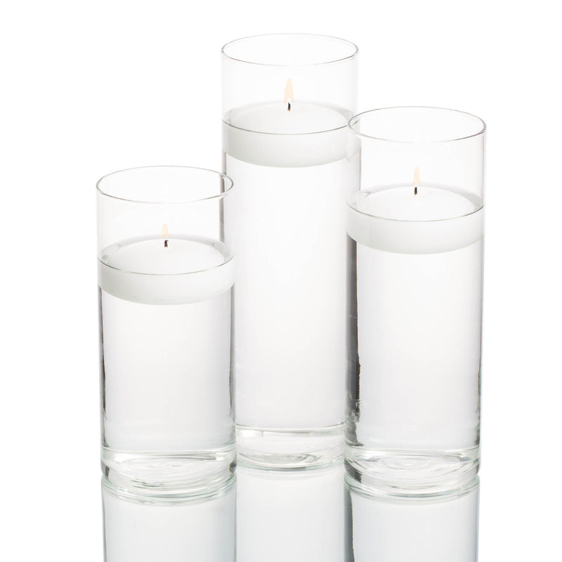 Richland Floating Candles & Eastland Cylinder Holders Set of 36 - thumbnail number 1