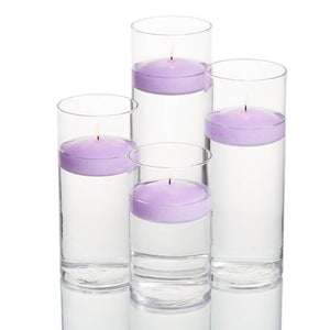 richland floating candles eastland cylinder holders set of 4