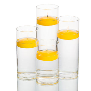richland floating candles eastland cylinder holders set of 48