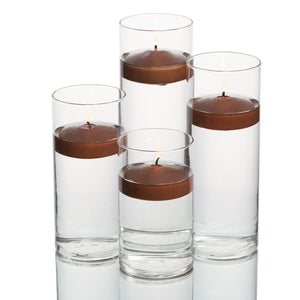 richland floating candles eastland cylinder holders set of 48