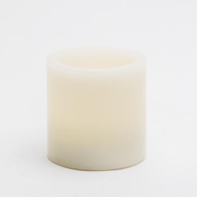 richland flameless led pillar candles 3 x3 ivory set of 6 - thumbnail number 3