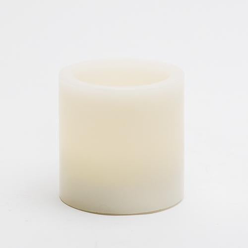 richland flameless led pillar candles 3 x3 ivory set of 6 - thumbnail number 3