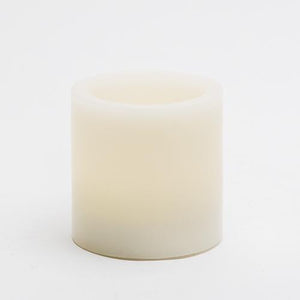 richland flameless led pillar candles 3 x3 ivory set of 6