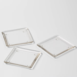 square glass pillar holder 1131 12