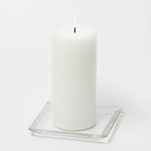 Eastland Square Glass Pillar Plate 5" Set of 12