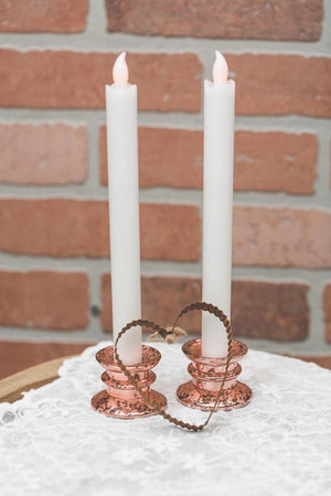 Richland Athena Taper Candle Holder Rose Gold Set of 144