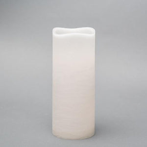 Richland 4" x 10" Large LED Pillar Candle with Wavy Top
