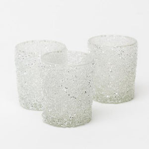 Richland Frosted Sparkle Votive Holder Set of 12