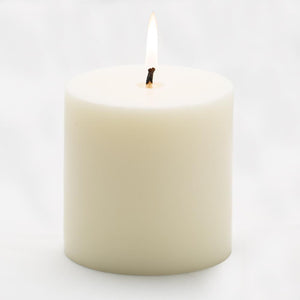 richland 4 x 4 light ivory pillar candles set of 6