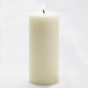 richland 4 x 9 light ivory pillar candles set of 6