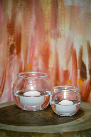 Richland Bubble Ball Vase with Rim 3" Set of 48