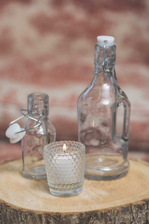 Richland Votive Holder Hobnail Clear Set of 12
