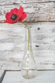 richland clear round teardrop bud vase 7 set of 48 - thumbnail number 3