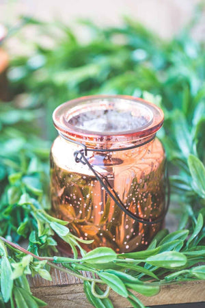 Richland Hanging Holder Mercury Rose Gold Set of 48