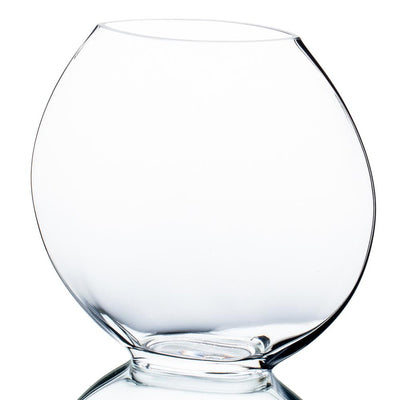 Round Glass Vase 10in - thumbnail number 1