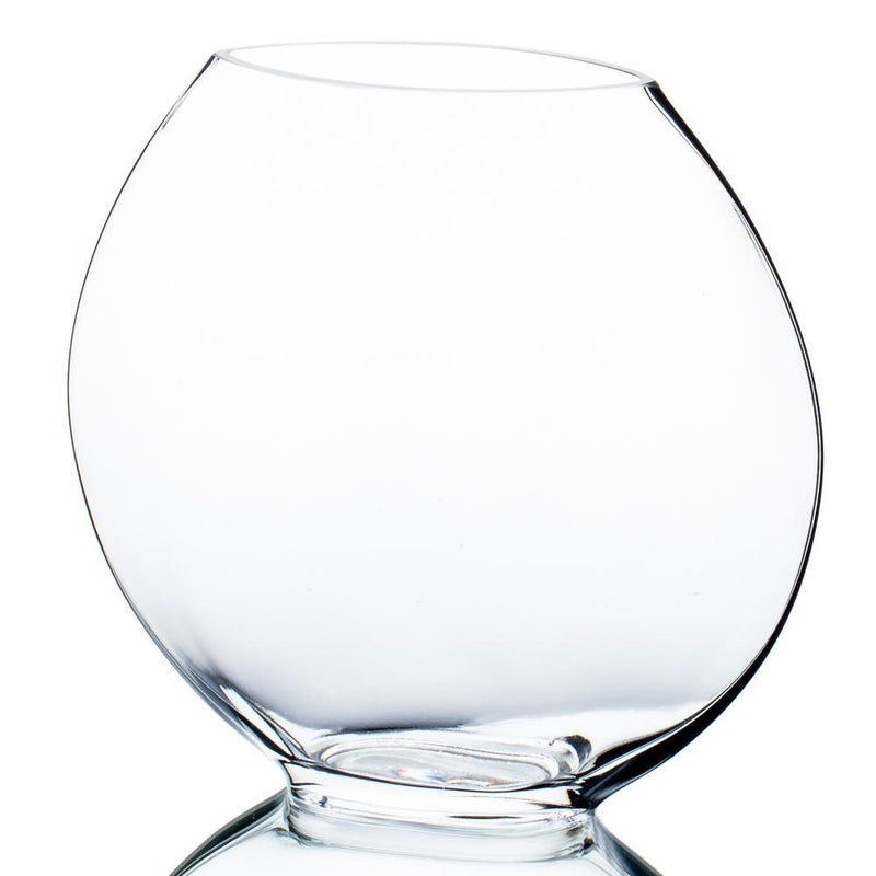Round Glass Vase 10in - thumbnail number 1