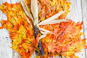 preserved orange oak branches 22 24 in