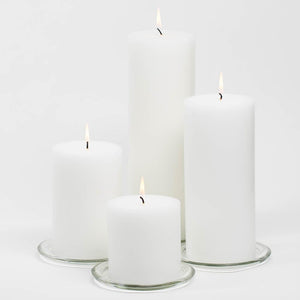Richland 4" x 6" White Pillar Candle