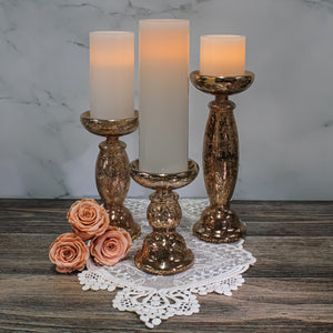 Richland Flameless LED Pillar Candles 3"x3", 3"x6" & 3"x9" White