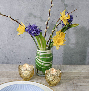 Gold Carraway Votive Holders Set of 6