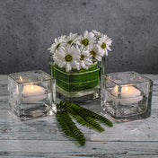 Richland Square Glass Cube Vase 4" - thumbnail number 2